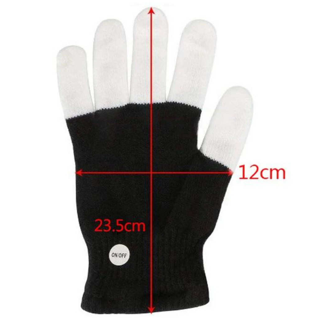 Guantes LED Iluminados Para RRSS